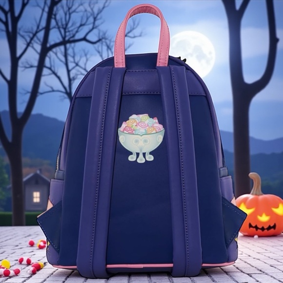 Loungefly- Coraline Seeing Stone Figural Glow-in-the-Dark Mini Backpack